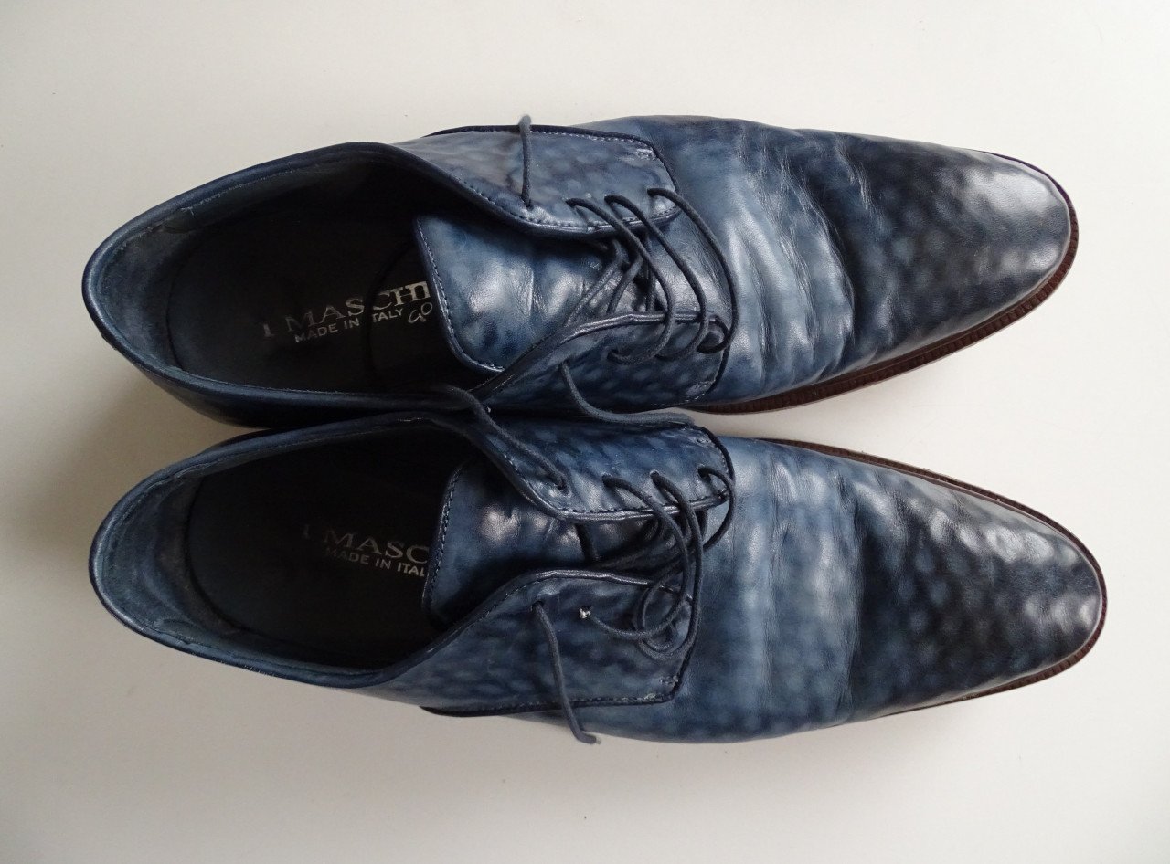 Nette Blauwe Italiaanse schoenen Mt 45