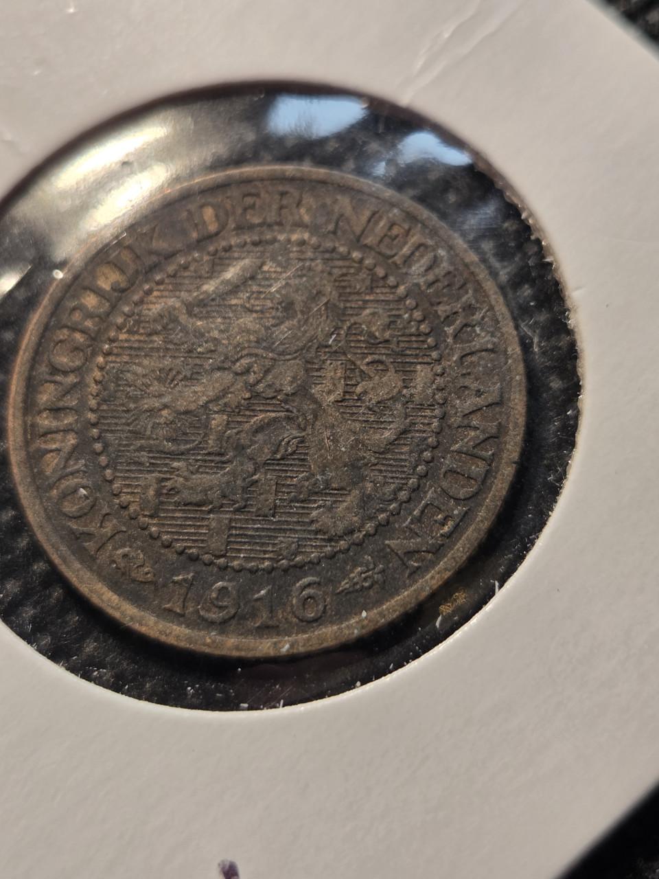 2.5 cent wilhelmina 1916