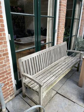 Tuinbank teak hout