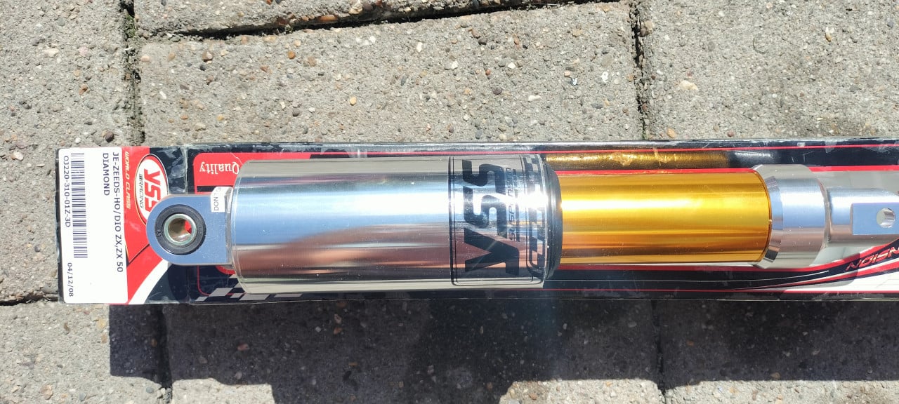 Schokbreker schokdemper vering scooter nieuw