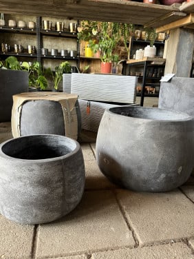 Bloempot set van 2 (binnen of buiten)