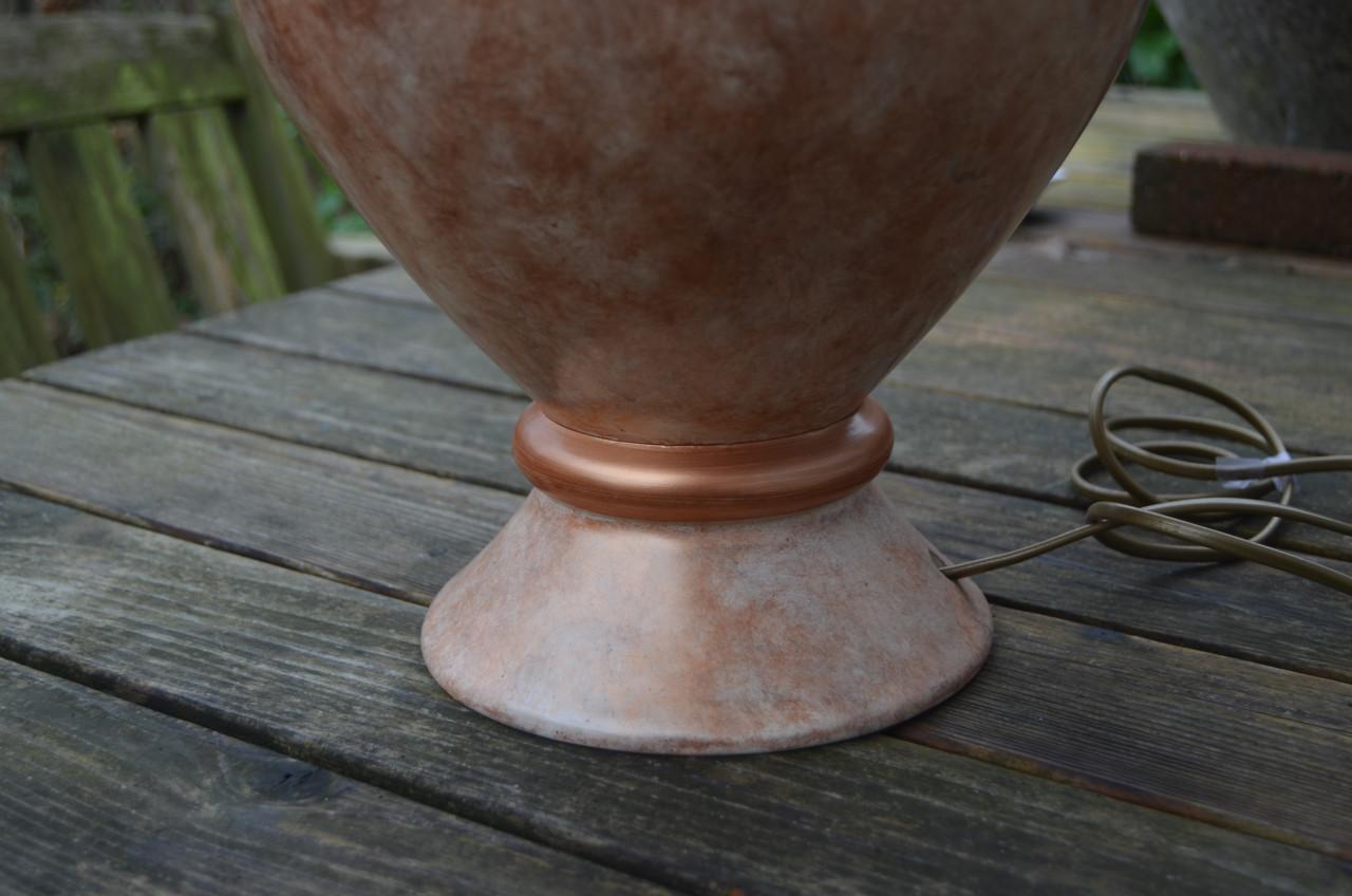 Fraaie grote schemerlamp in prima staat!!