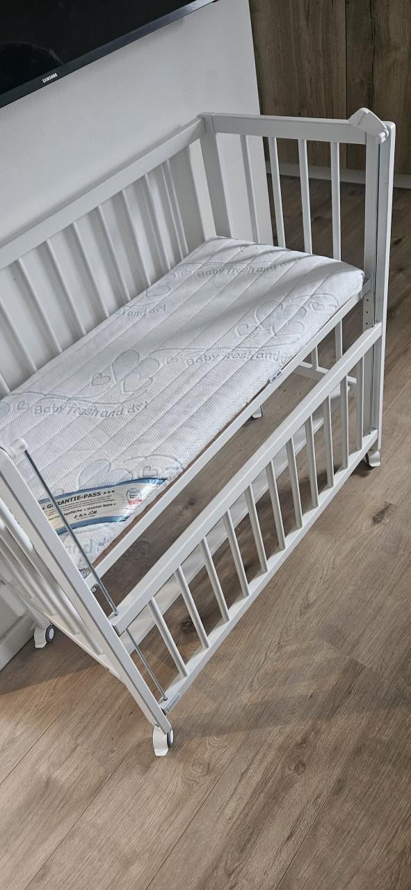 Fillikid Cocon wieg/co-sleeper 2-in-1 90x40cm incl. matras