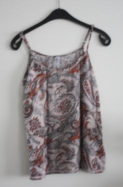 Top oranje grijze maat 36