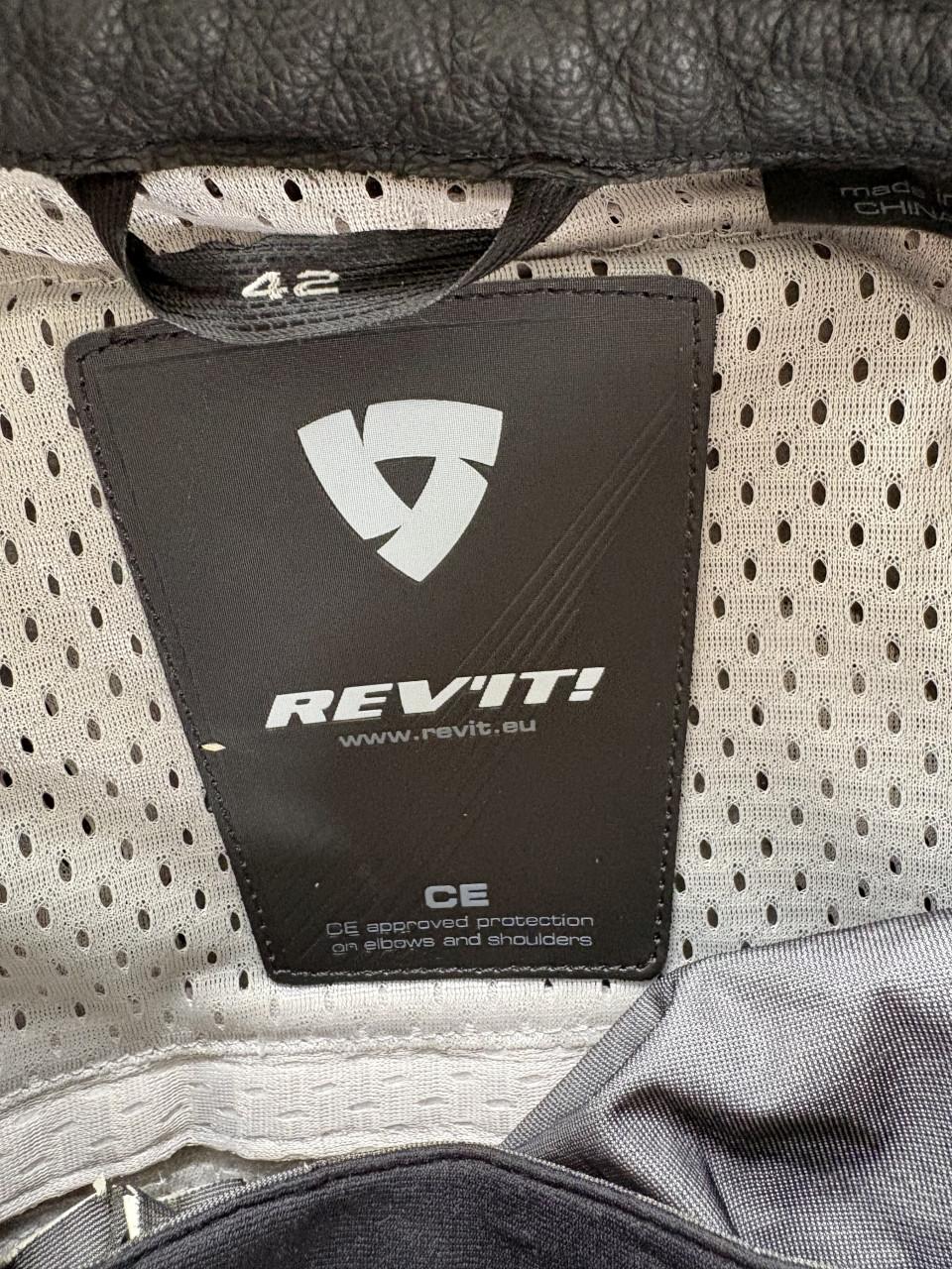 REV’IT dames motorpak 2-delig – jas 42 / broek 40 – leer (ook los te koop)