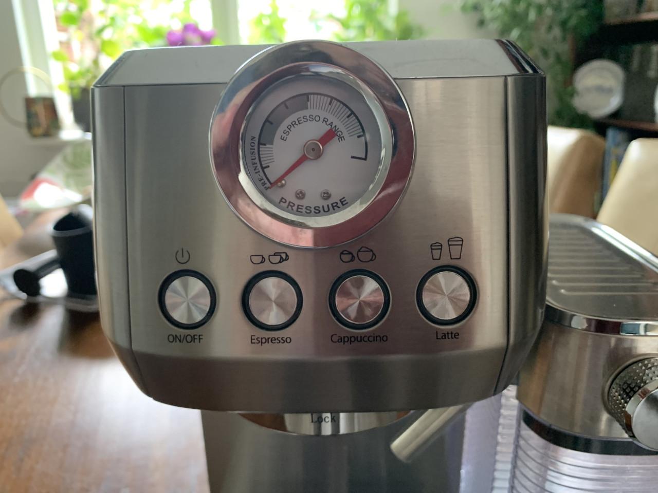 Cook espressoapparaat, compleet met melkopschuimer en alle accessoires