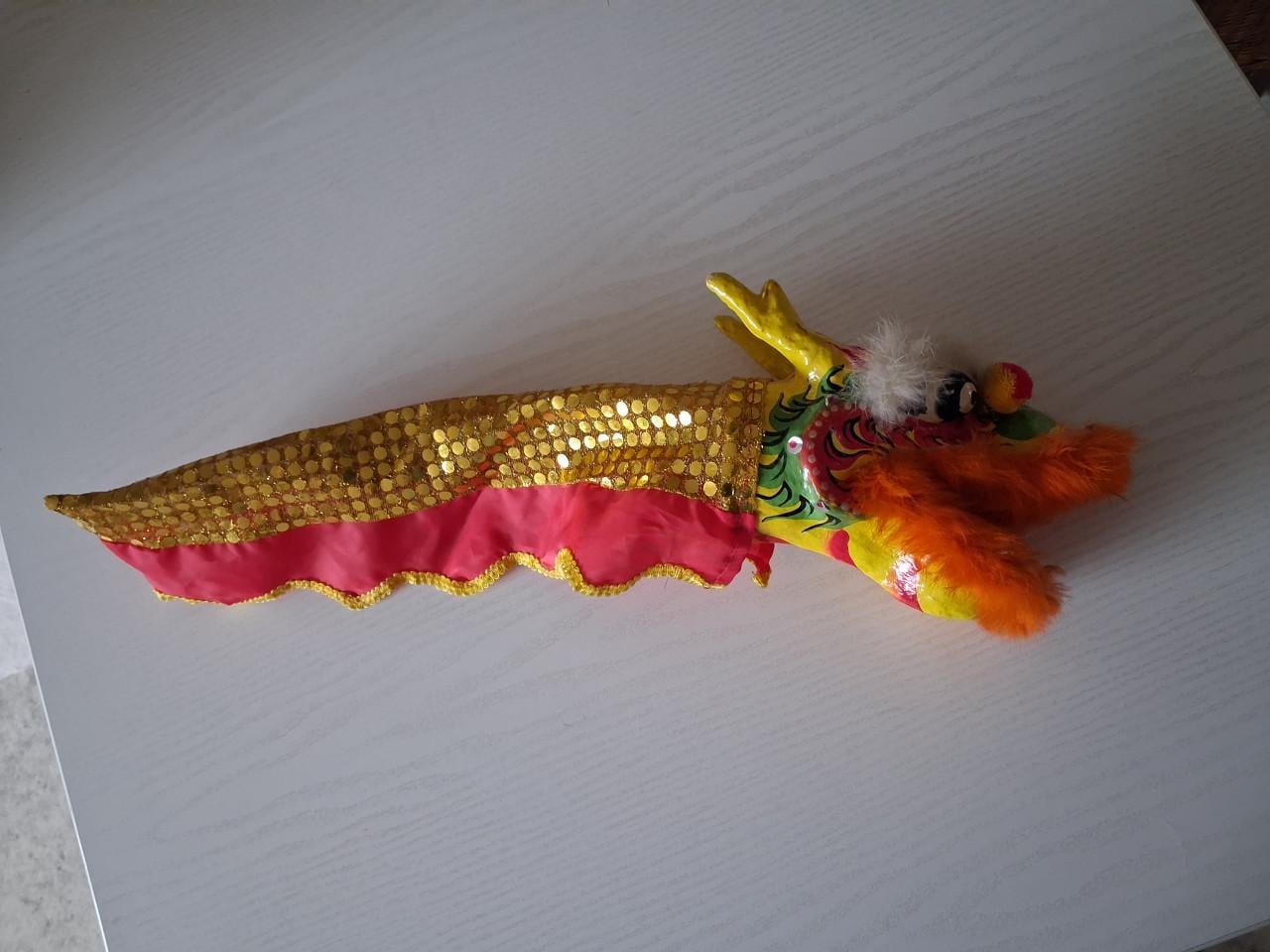 Lion Dance chinees nieuwjaar vintage draak
