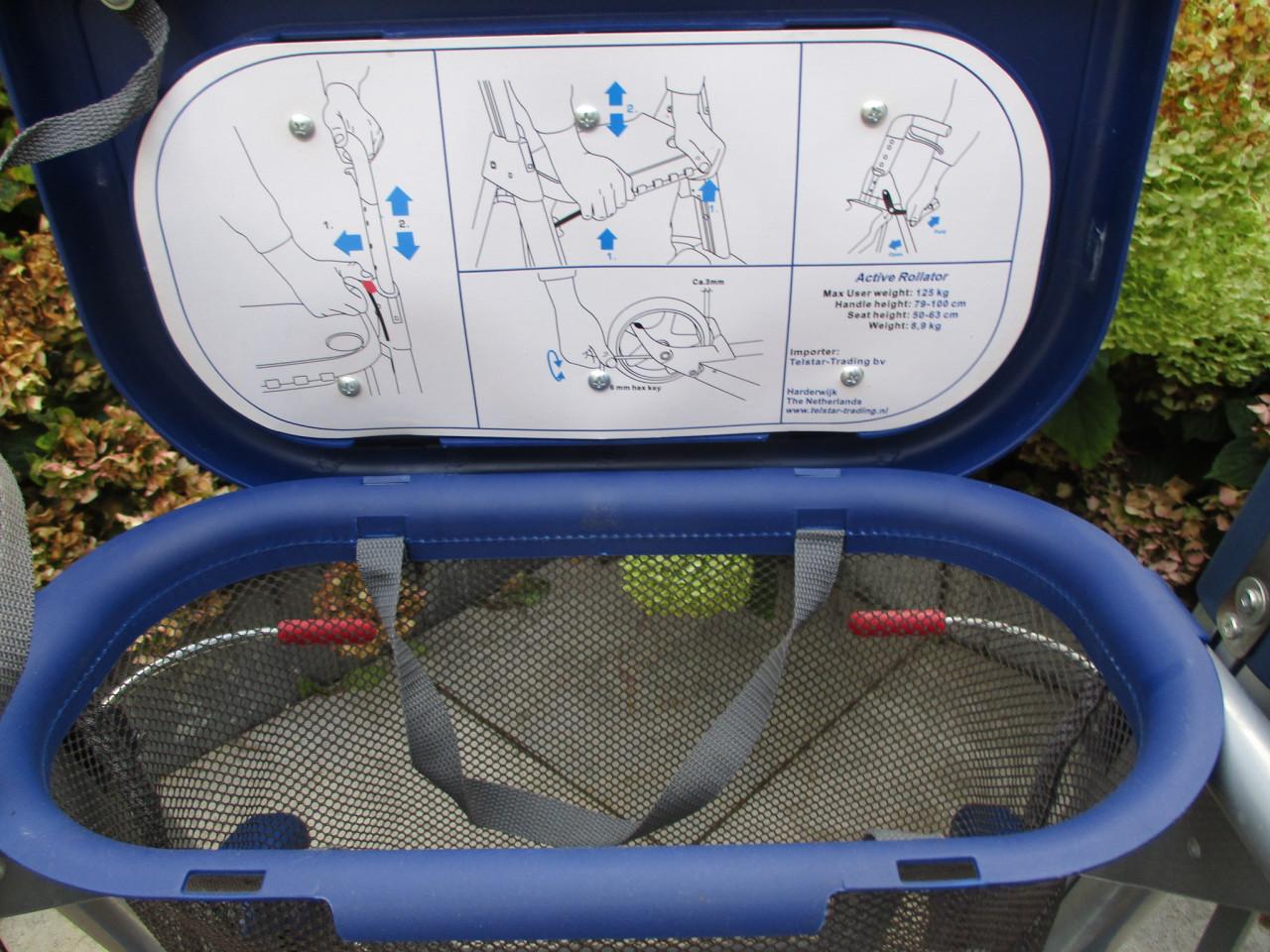 Zgan Active Access opvouwbare rollator van de ANWB