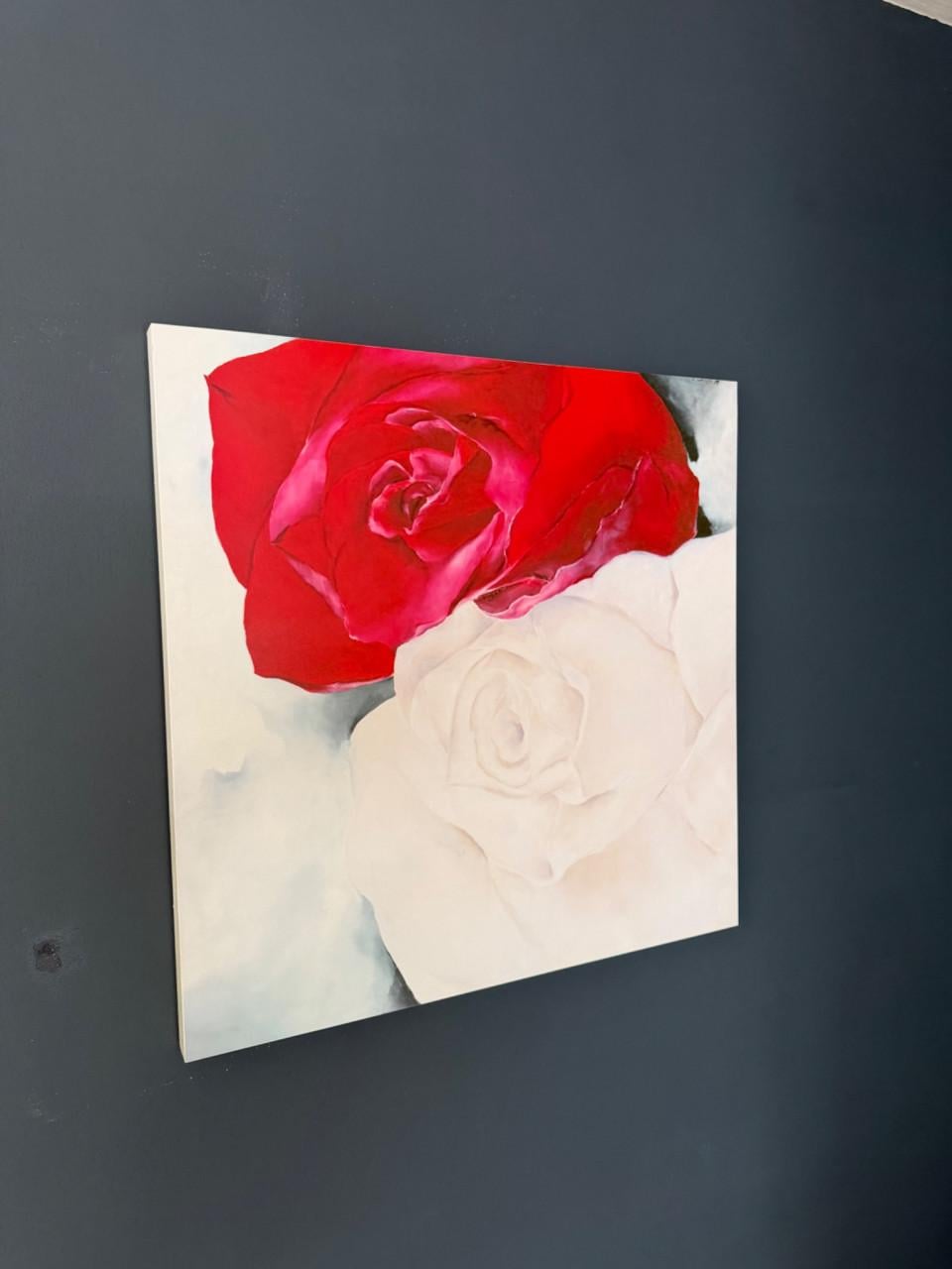 2 mooie canvas doeken  .2 'wasmanden' + 2 zwarte spiegels