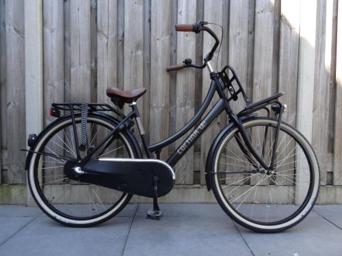 🚲 Cortina U4 Transport Meisjesfiets – 26 inch – Black Matt 🖤