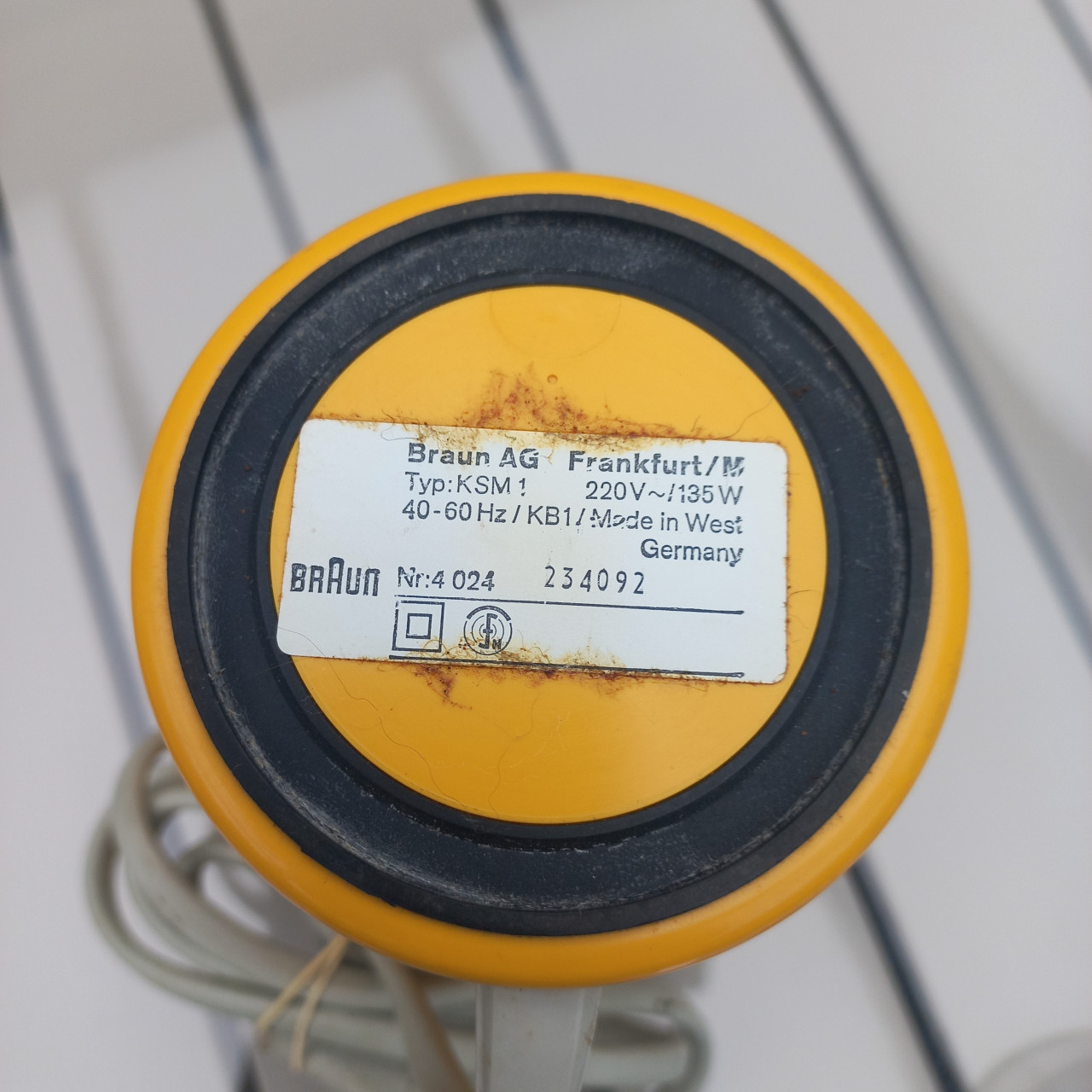 Braun type KSM1. Koffiemolen
