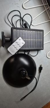 Solar lamp voor buiten
