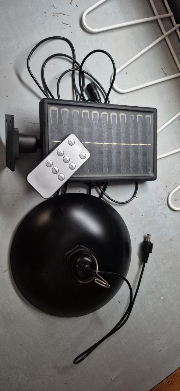 Solar lamp voor buiten