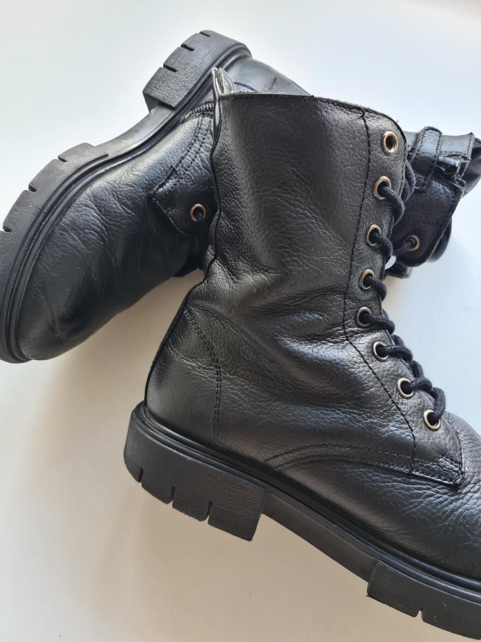 Limelight zwarte leren boots mt 34