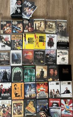 DVD-collectie – Star Wars, LOTR, Tarantino, oorlog & meer