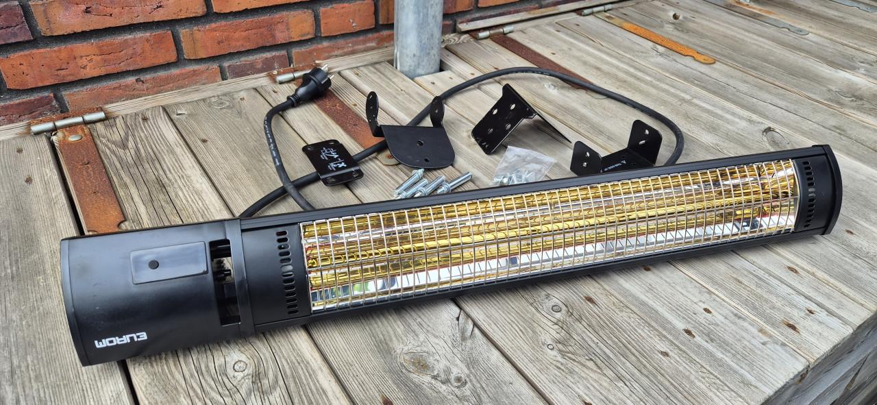 Terras verwarming. Eurom 2500w met ab