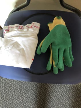 Steunkousen en handschoenen