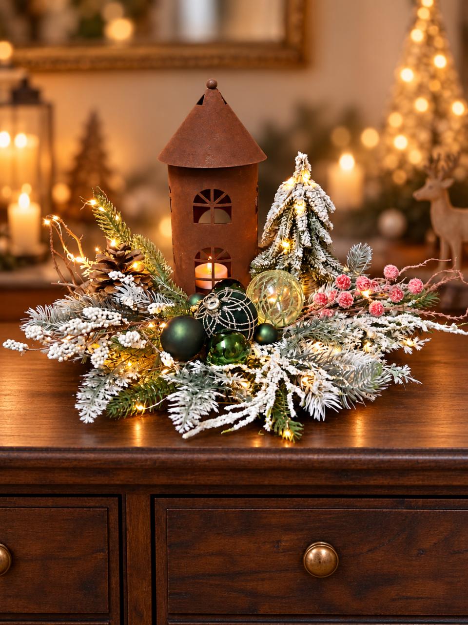 Diverse kerststukjes