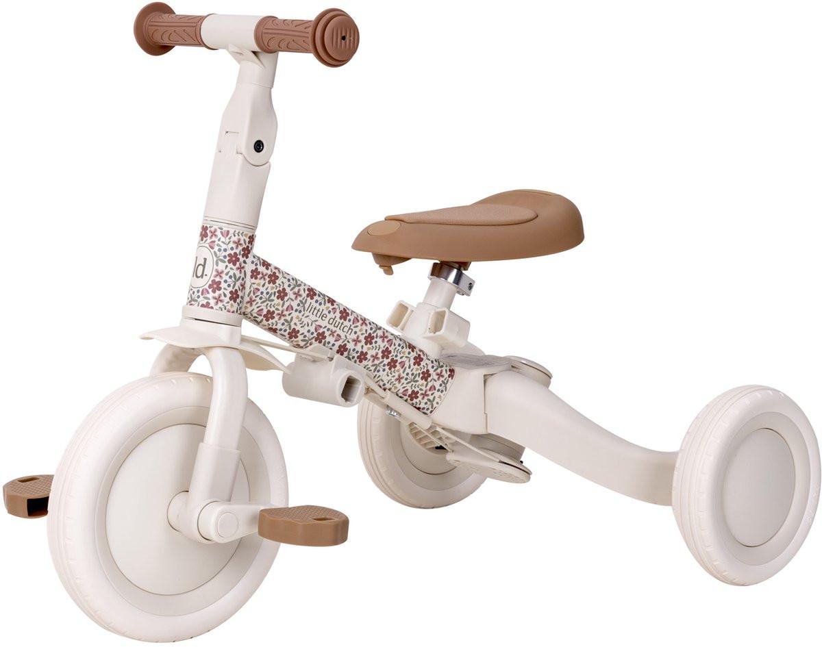 Little Dutch 3 in 1 driewieler wit