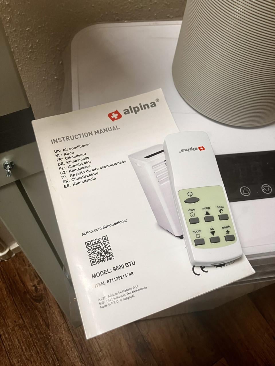 Alpina Mobiele Airco 9000BTU