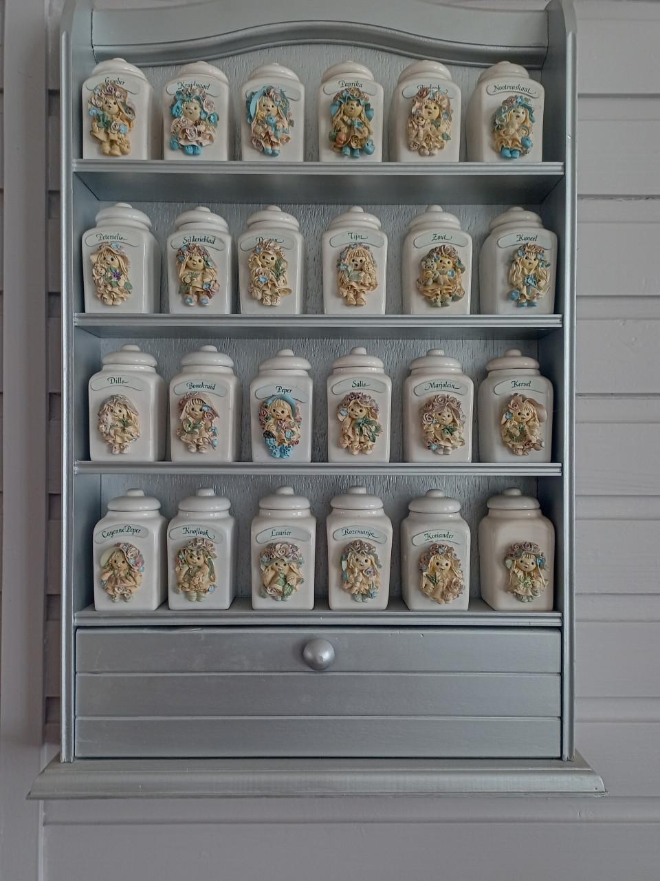 Uniek en nostalgisch kruidenrek