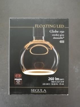 Nieuwe LED lamp FLOATING GLOBE 150 - smokey grey dimbaar