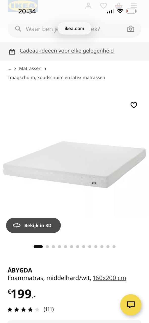 Tweepersoonsbed