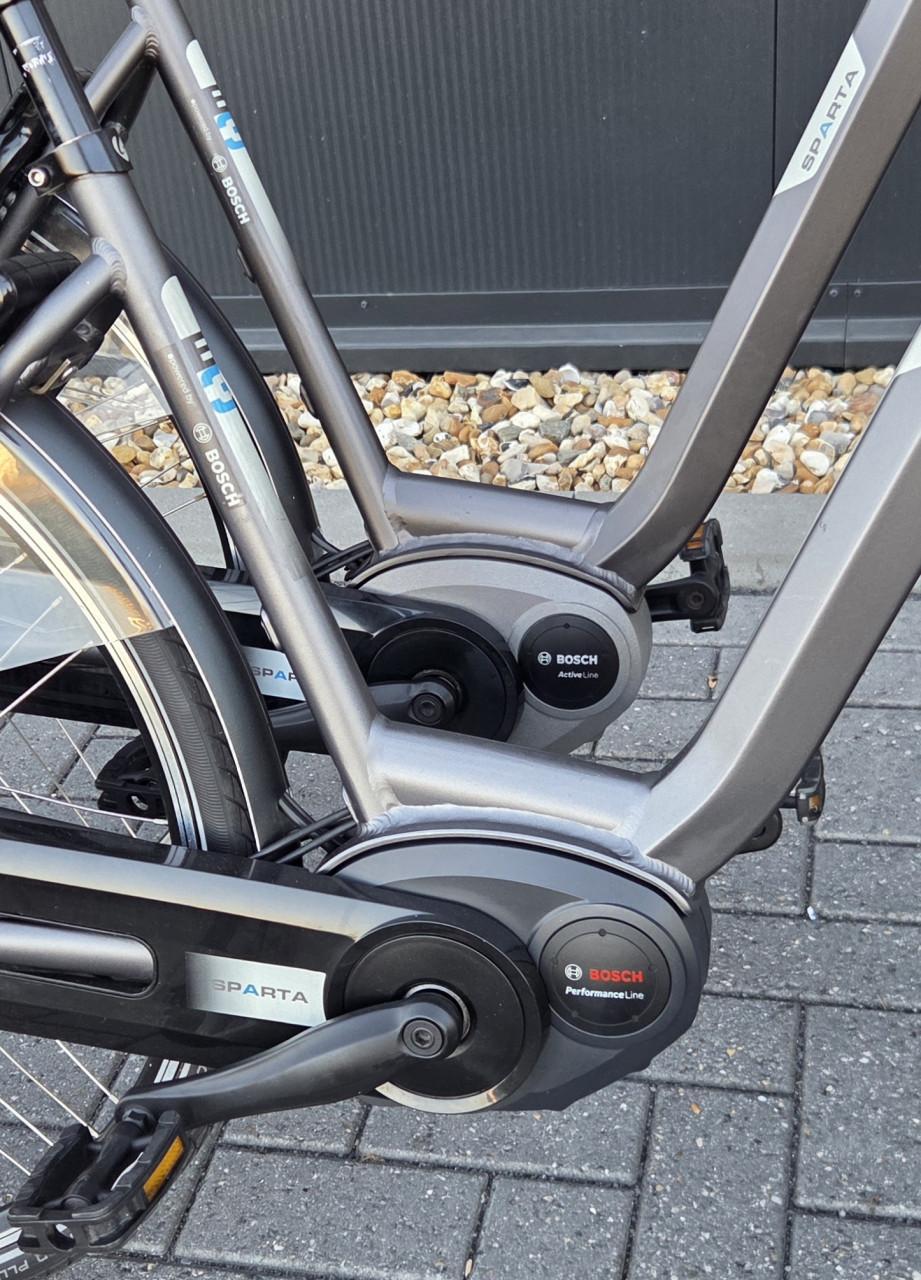 Mooie set Sparta BS3 E-Hybrid Bosch system Enviolo 53cm/48cm