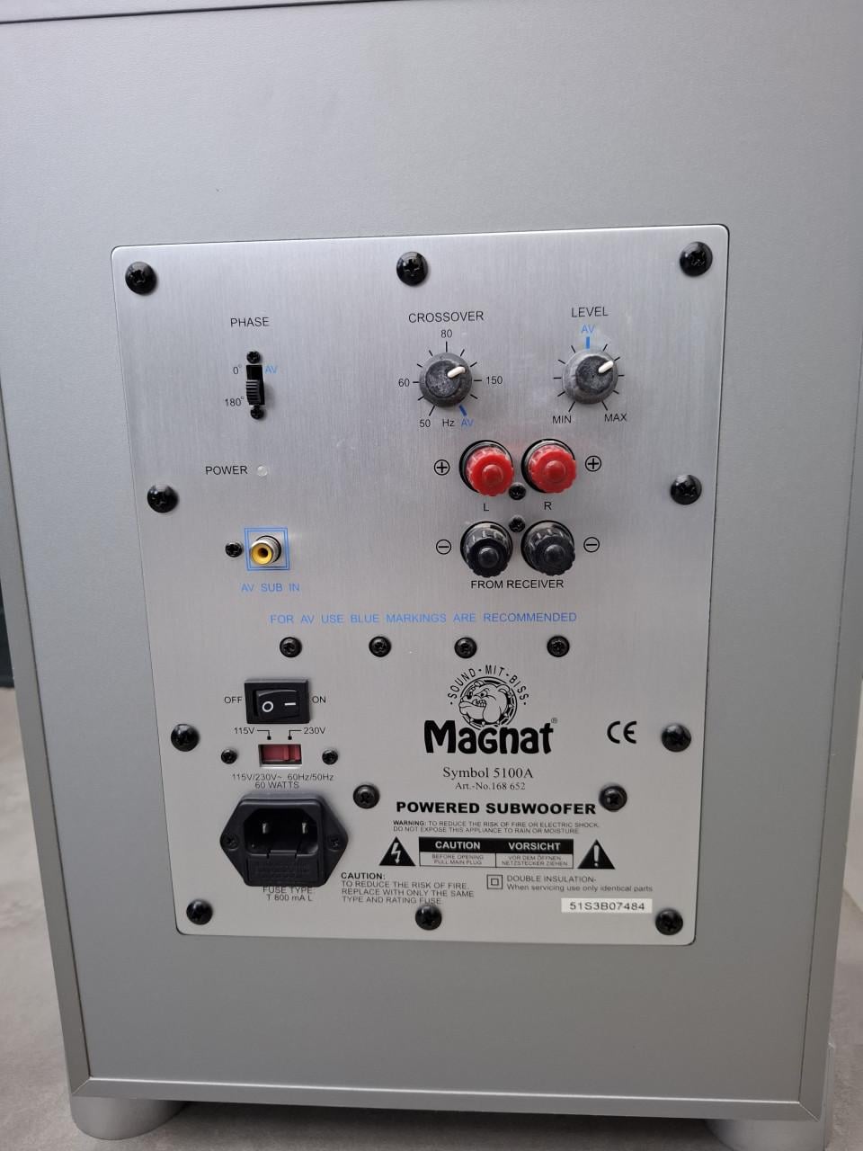 Magnat Symbol 5100 A 5.1 Home Cinema Luidsprekersysteem