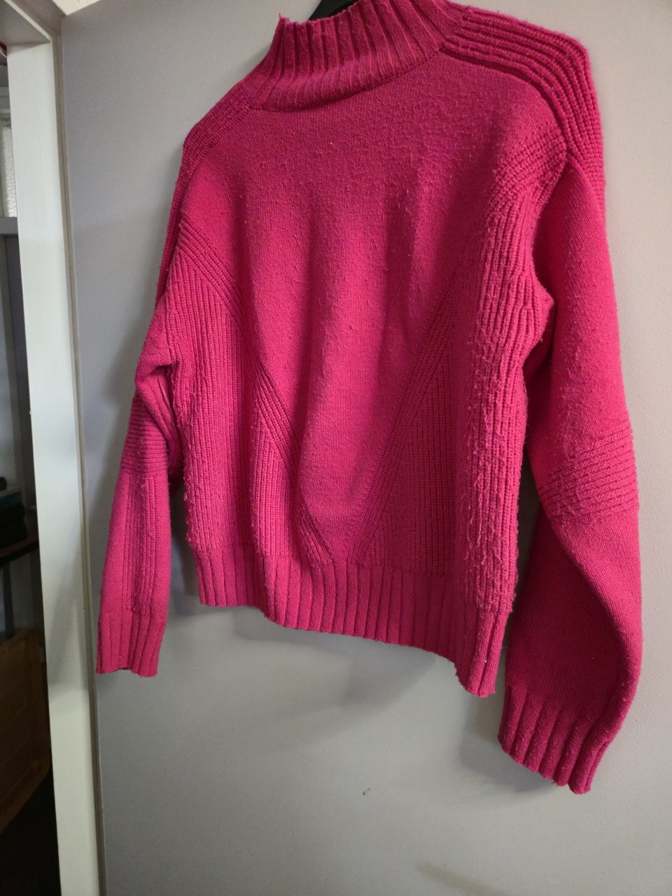 Gebreide sporttrui met turtleneck  H&M Move Maat S