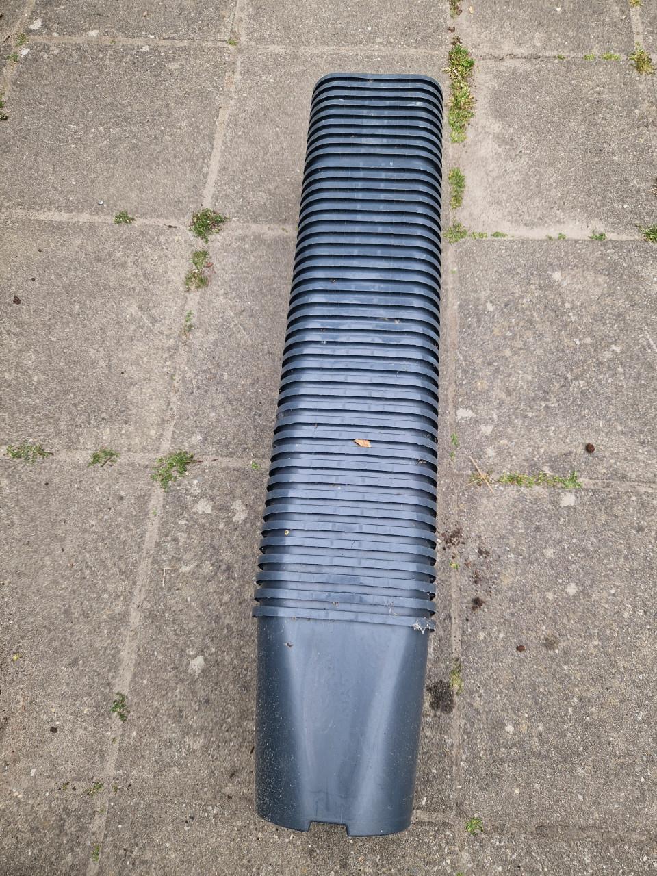 44 grote kweekpotten vierkant