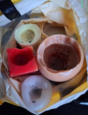 Kaarsvet om zelf kaarsen te maken