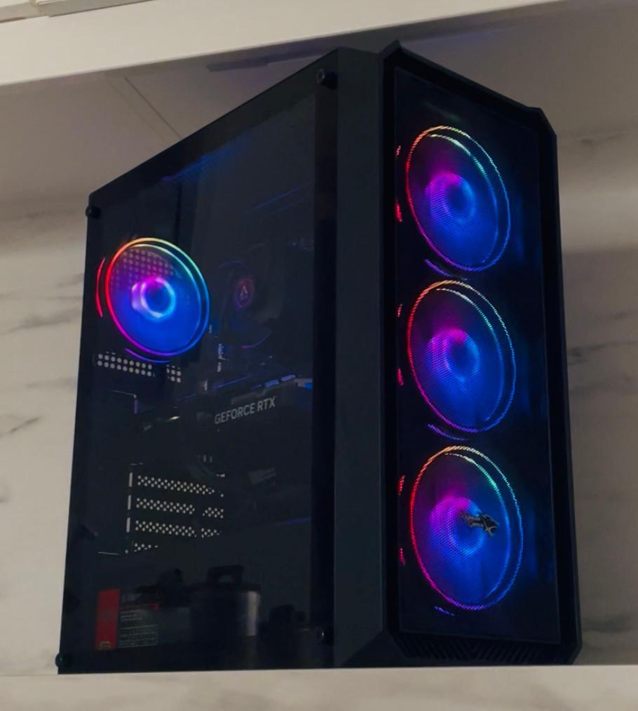 Gaming PC - RTX 4060 - SSD 1000GB - Wi-Fi - Ryzen 5 - 16 GB RAM