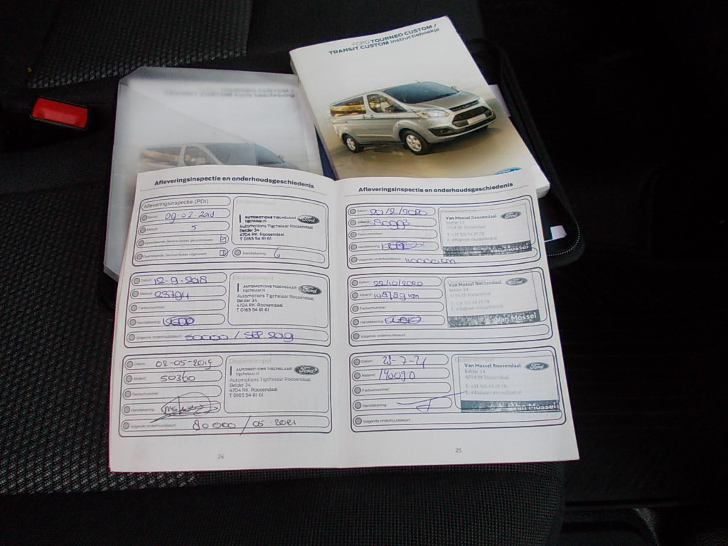 Ford Transit Custom 2.0 tdci airco, schuifdeur, 3-zits, trekhaak