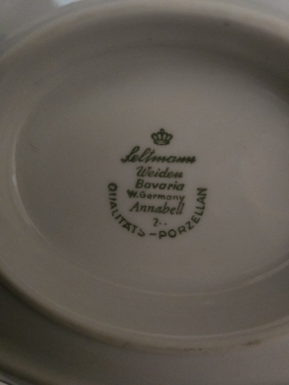 Seltmann Weiden Bavaria Annabell wit serveerset, West-Duitsland Bieden mag.