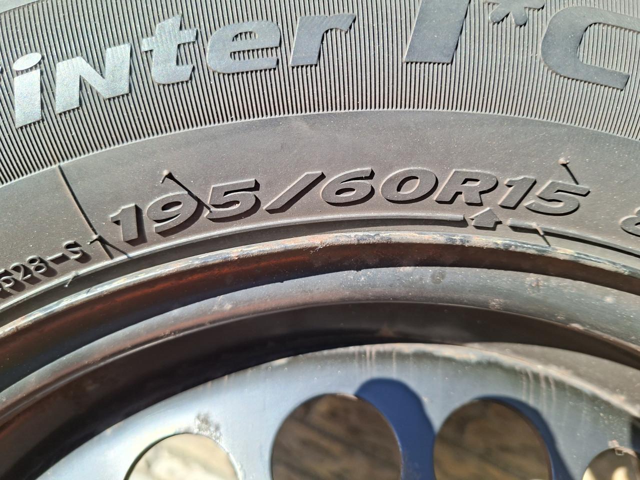 Complete set winterbanden met velg