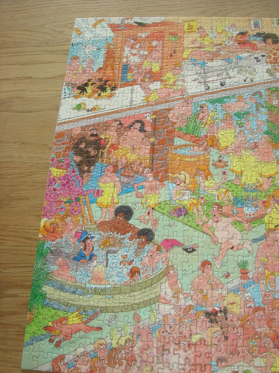Te koop Complete jan van haasteren puzzel Op hete kolen 1000 stukjes