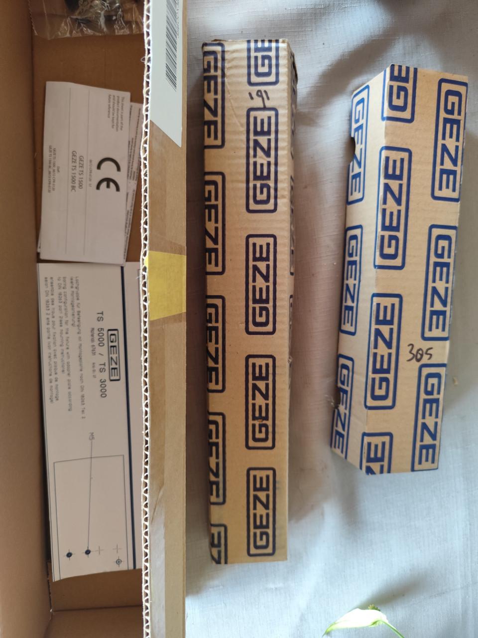 GEZE TS 3000 deurdranger + glijarm, nieuw in verpakking