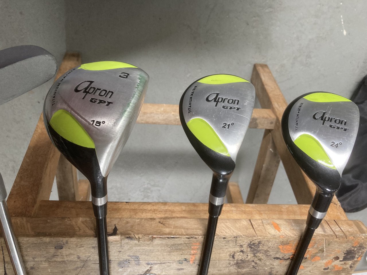 Apron GPX golfset met Master Legend trolley heren 179
