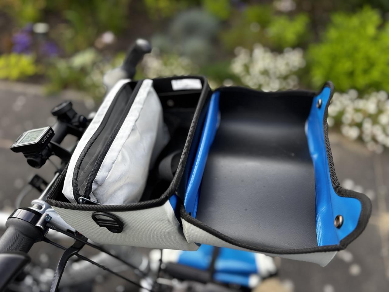 Stuurtas VAUDE AQUA Box (6L) grijsblauw, incl. draagriem