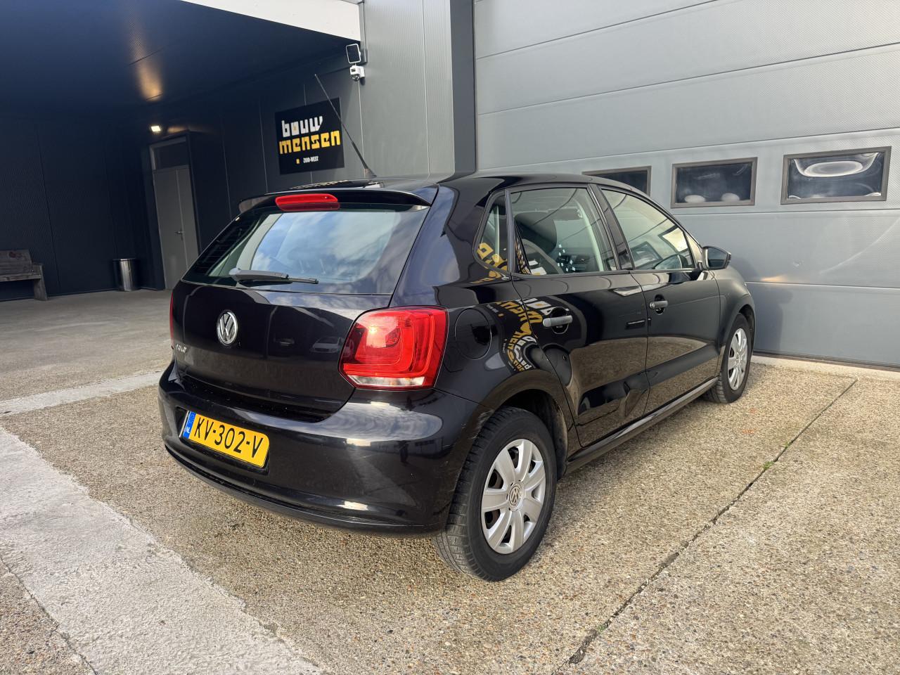 Volkswagen Polo 1.2 6V 44KW 5DRS 2010 Zwart Airco Apk Navi