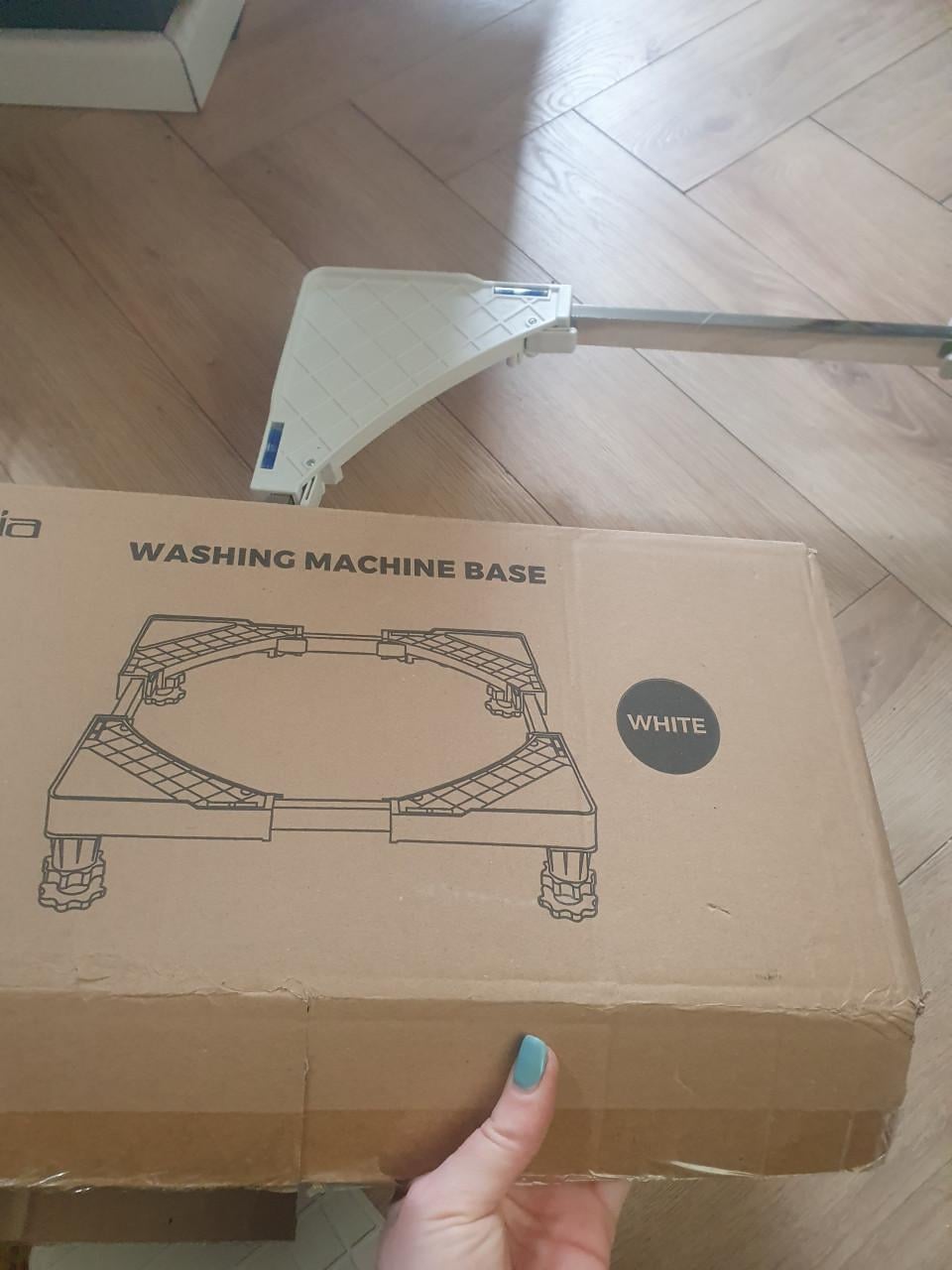 Witte Vonia Wasmachine verhoger • verstelbaar • 300 kg • witgoed