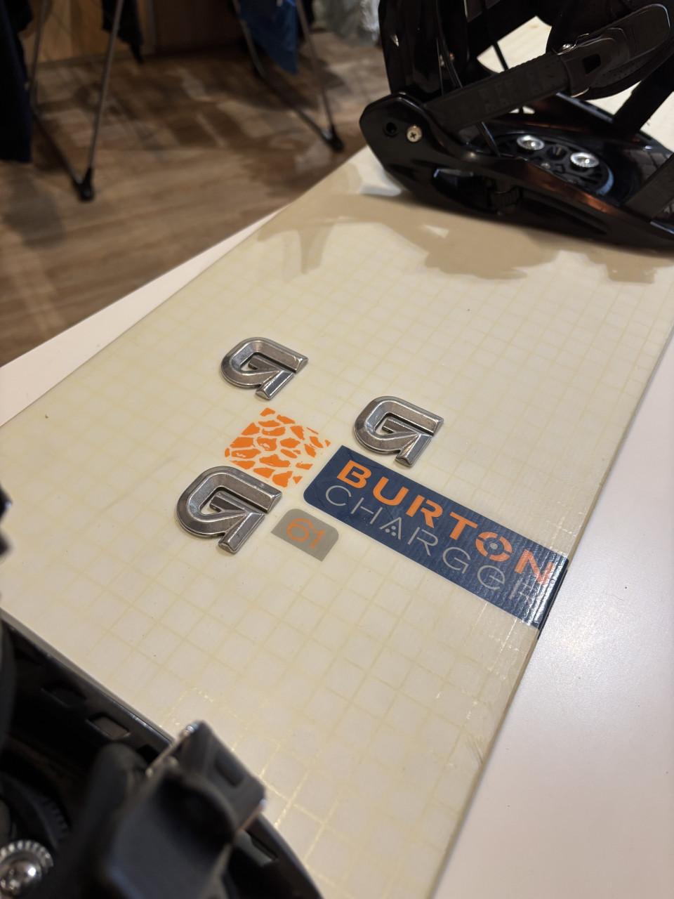 Snowboard burton met bindingen