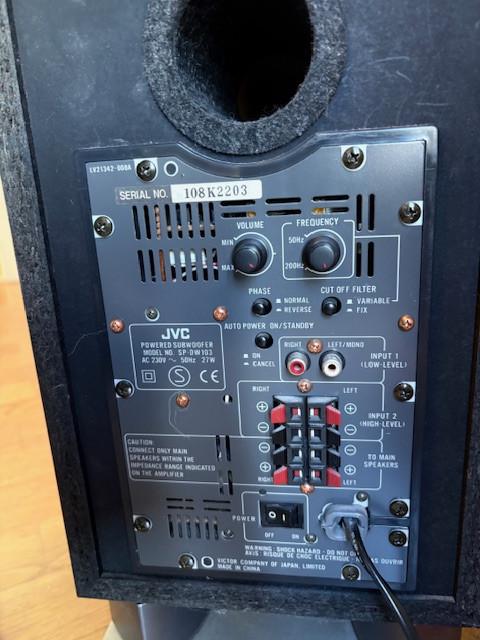 JVC SP-F303 5.1 speaker systeem