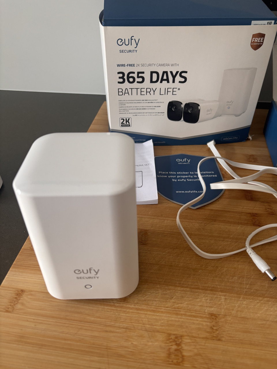Eufy security wire-free met 2 camera’s
