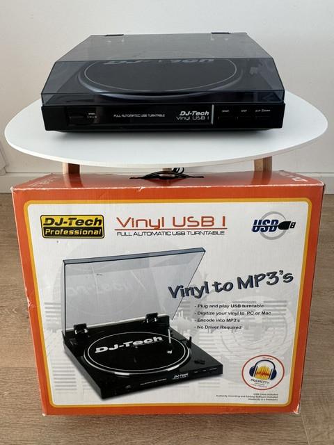 “DJ‑Tech Professional” USB Platenspeler – Vinyl naar MP3, Compleet