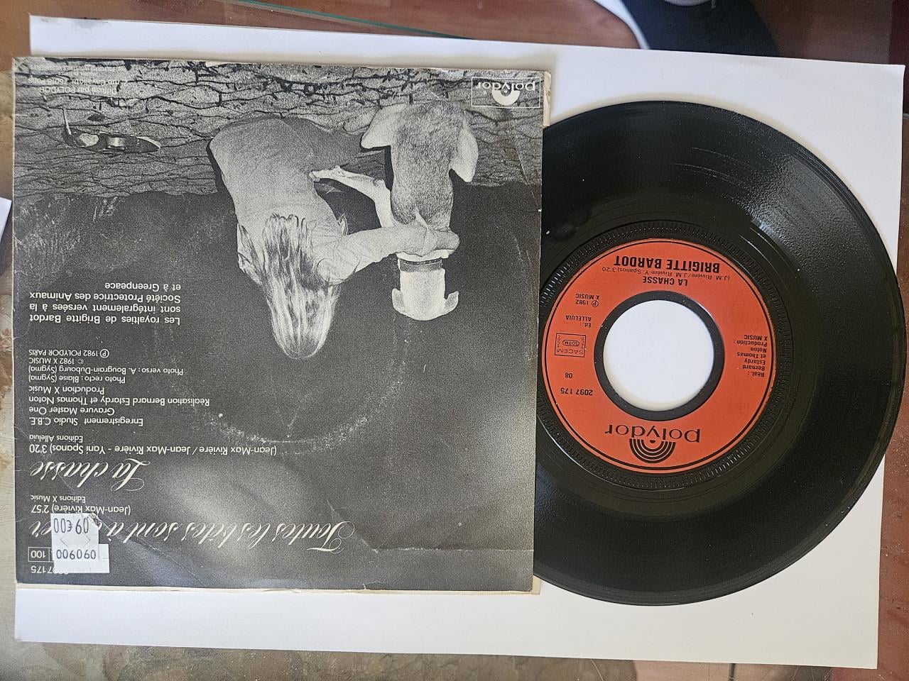Brigitte Bardot vinyl "7" 5x