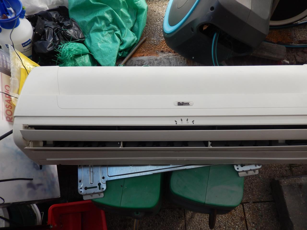 Airco koeling 3,19 kw hing in onze woonkamer van 50m2