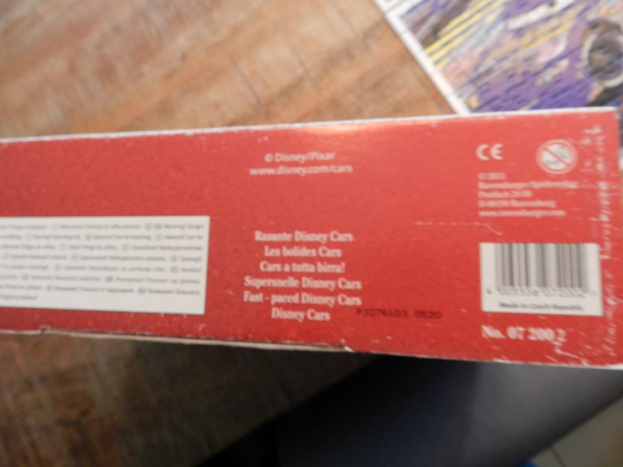 Cars koffer met 4 Puzzels