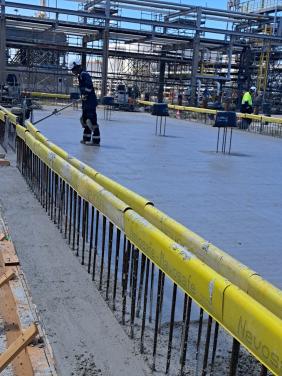 Maken van betonvloeren